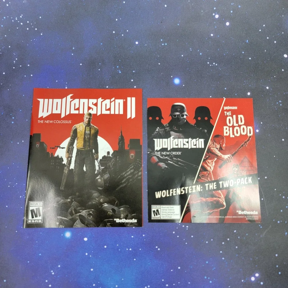 Wolfenstein II The New Colossus PS4 PlayStation 4 Bethesda Action FPS Game Disc